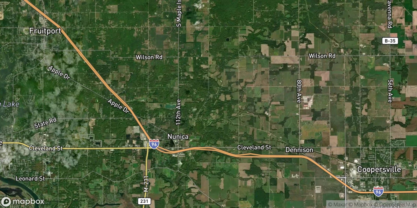 112th Avenue & Cleveland Street Area — satellite view