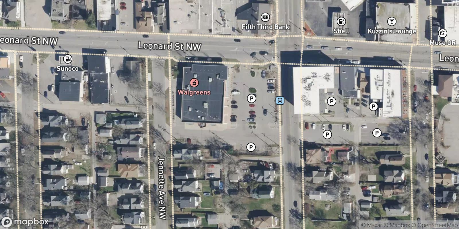 Gelock & Van Brees Add, Amended Plat of Lots 1 Through 8, Lots 19 Through 22, and Vacated Alleys of Block 1 — satellite view