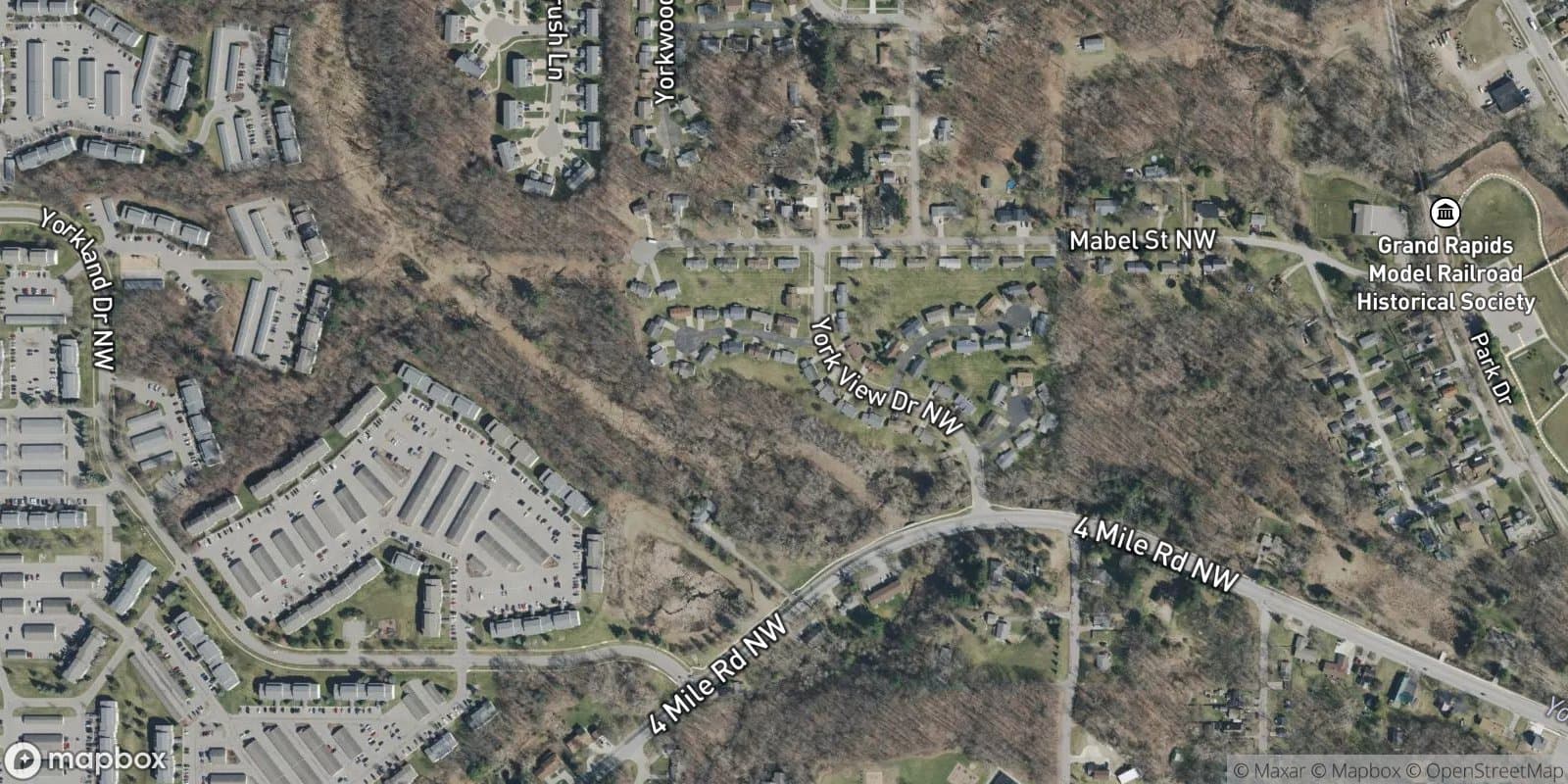 York View Estates — satellite view