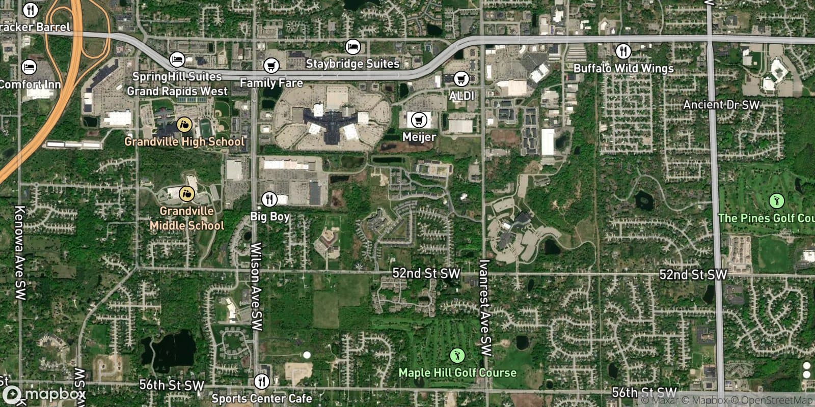 Rivertown Park — satellite view