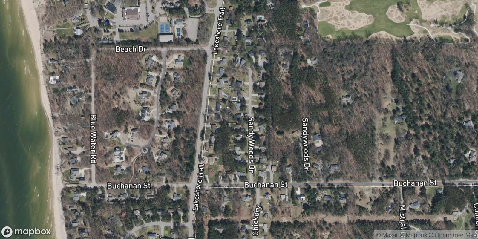 Sandy Woods Sub — satellite view
