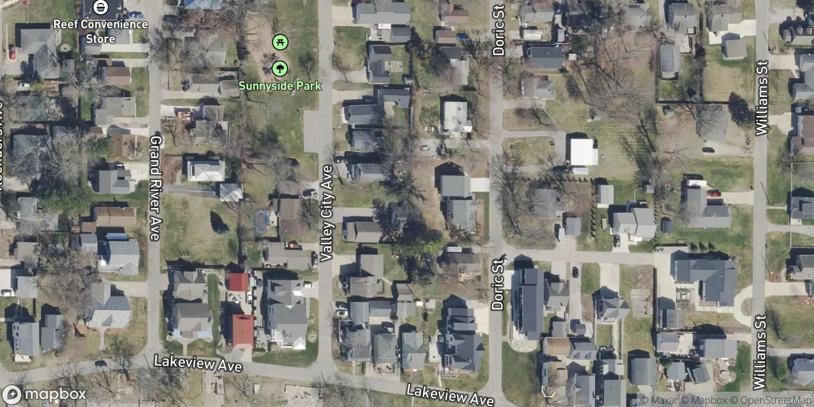 Brandt & Gillelands Plat — satellite view