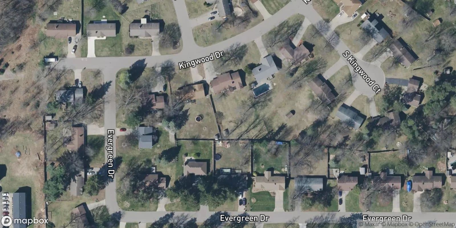 Kingwood Estates — satellite view