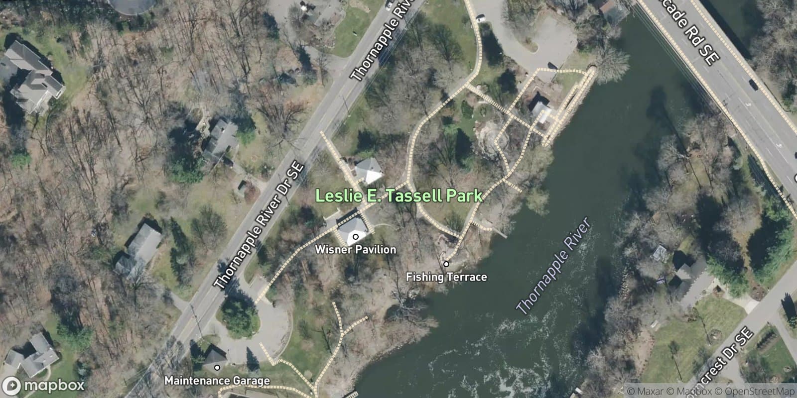 Thornapple Homesites — satellite view