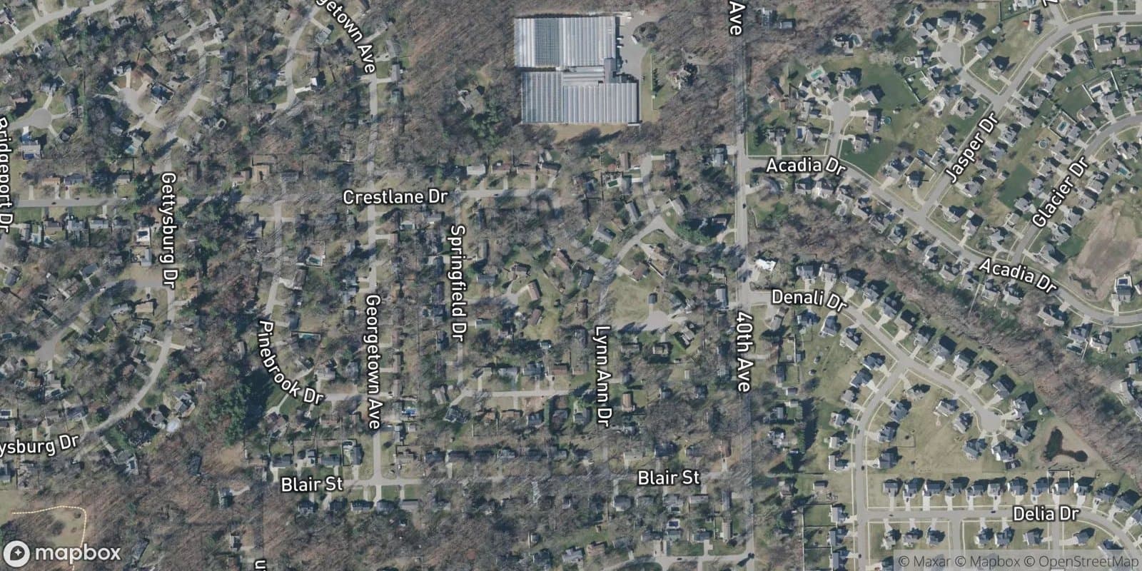 Franklin Estates — satellite view