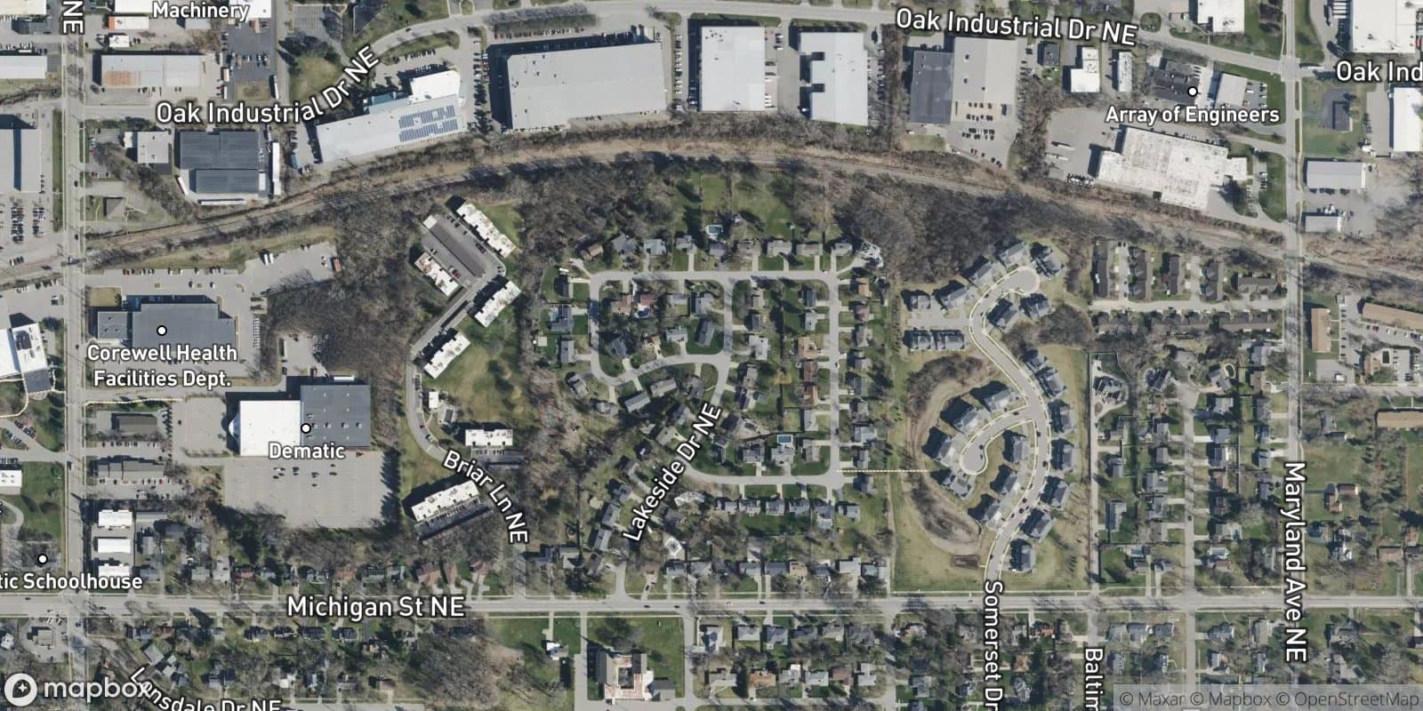 Michigan Maples No. 1 — satellite view