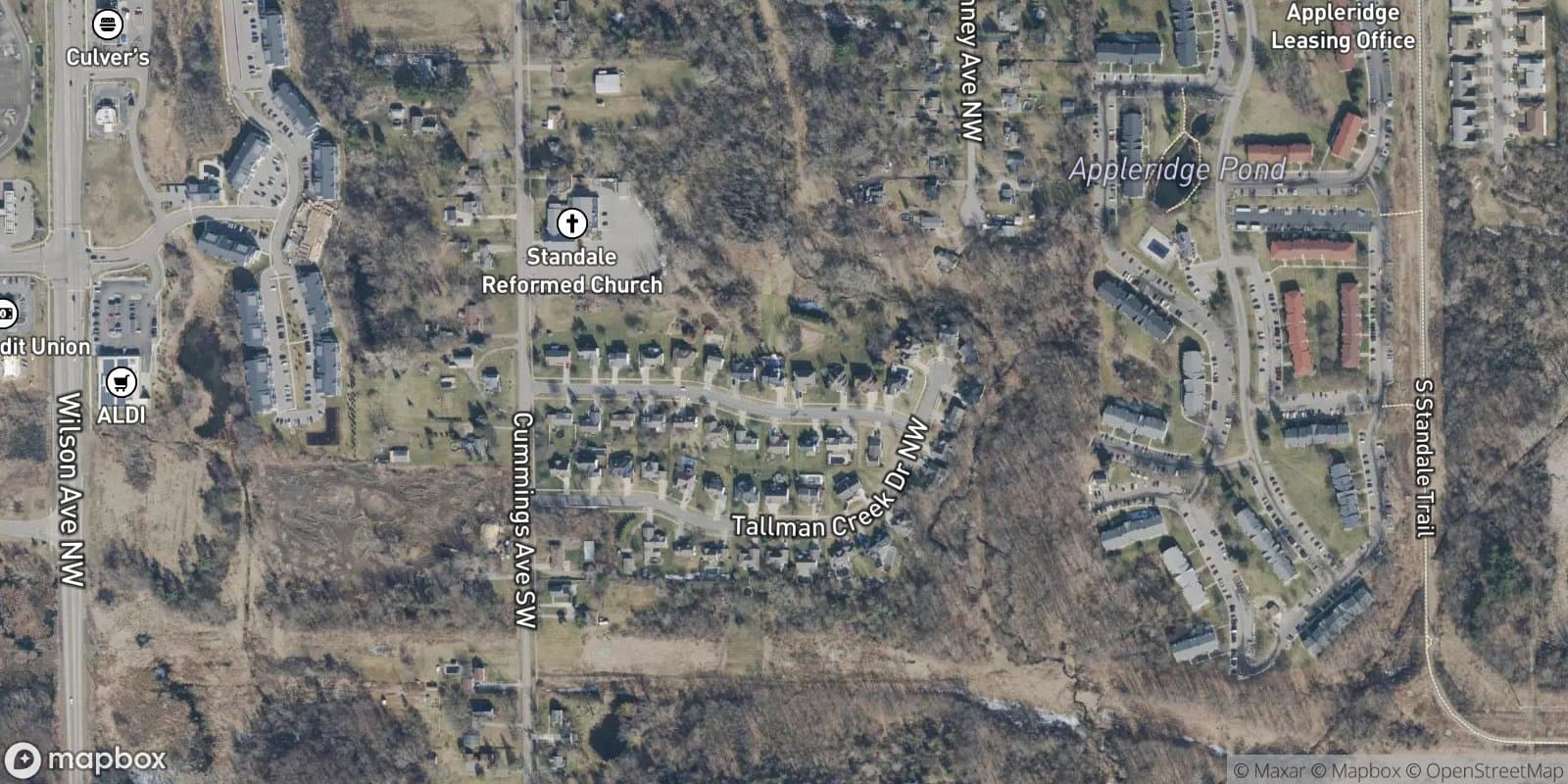 Tallman Creek — satellite view