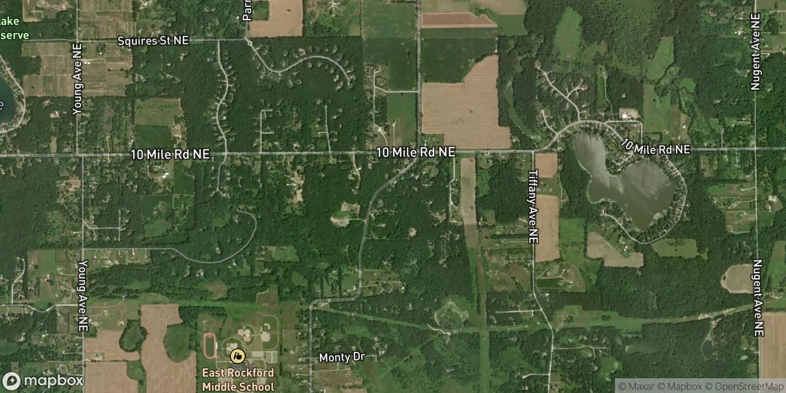 Bostwick Acres — satellite view