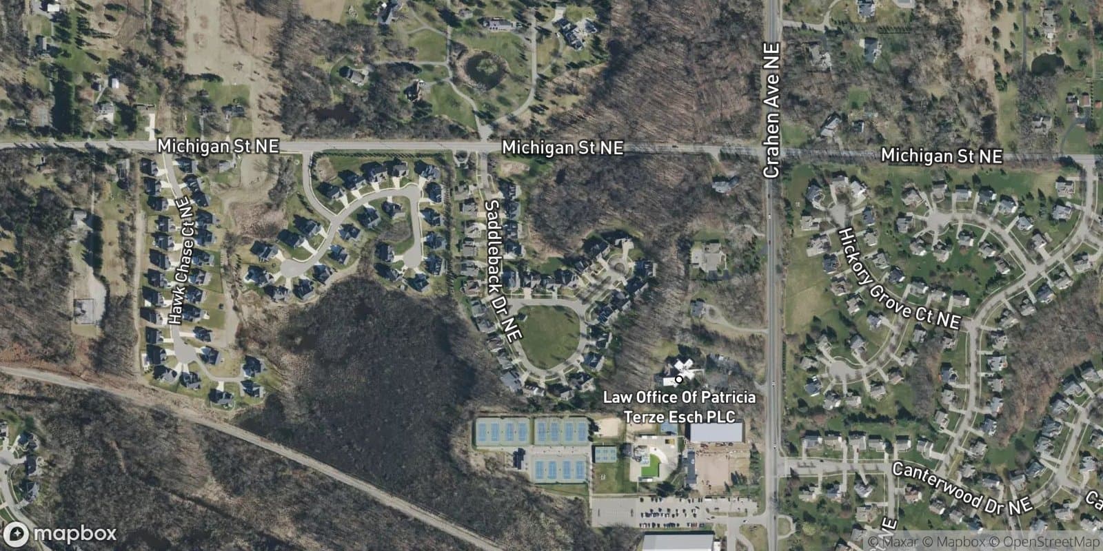 Saddleback Village — satellite view