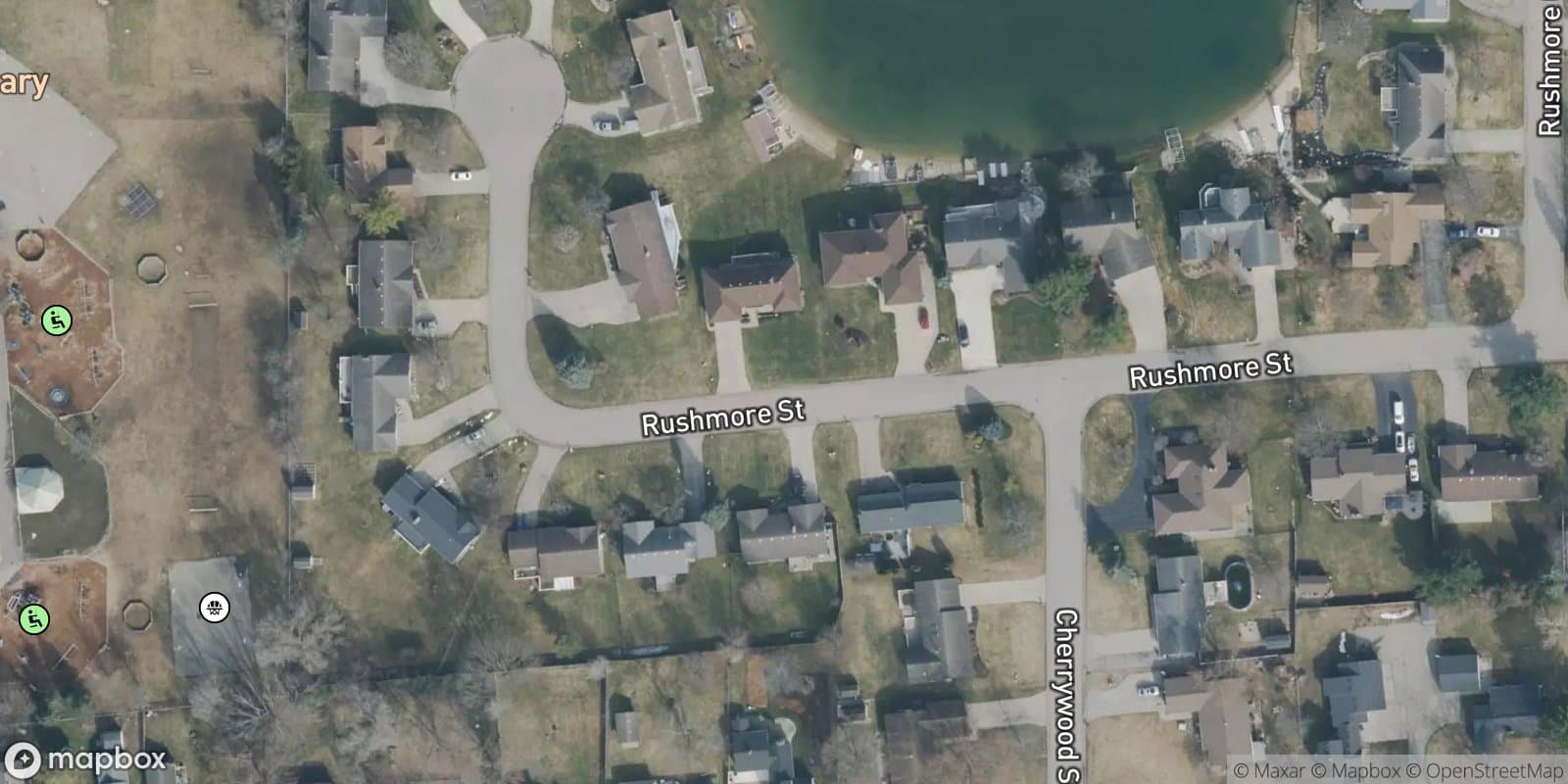 Rushmore West Estates — satellite view