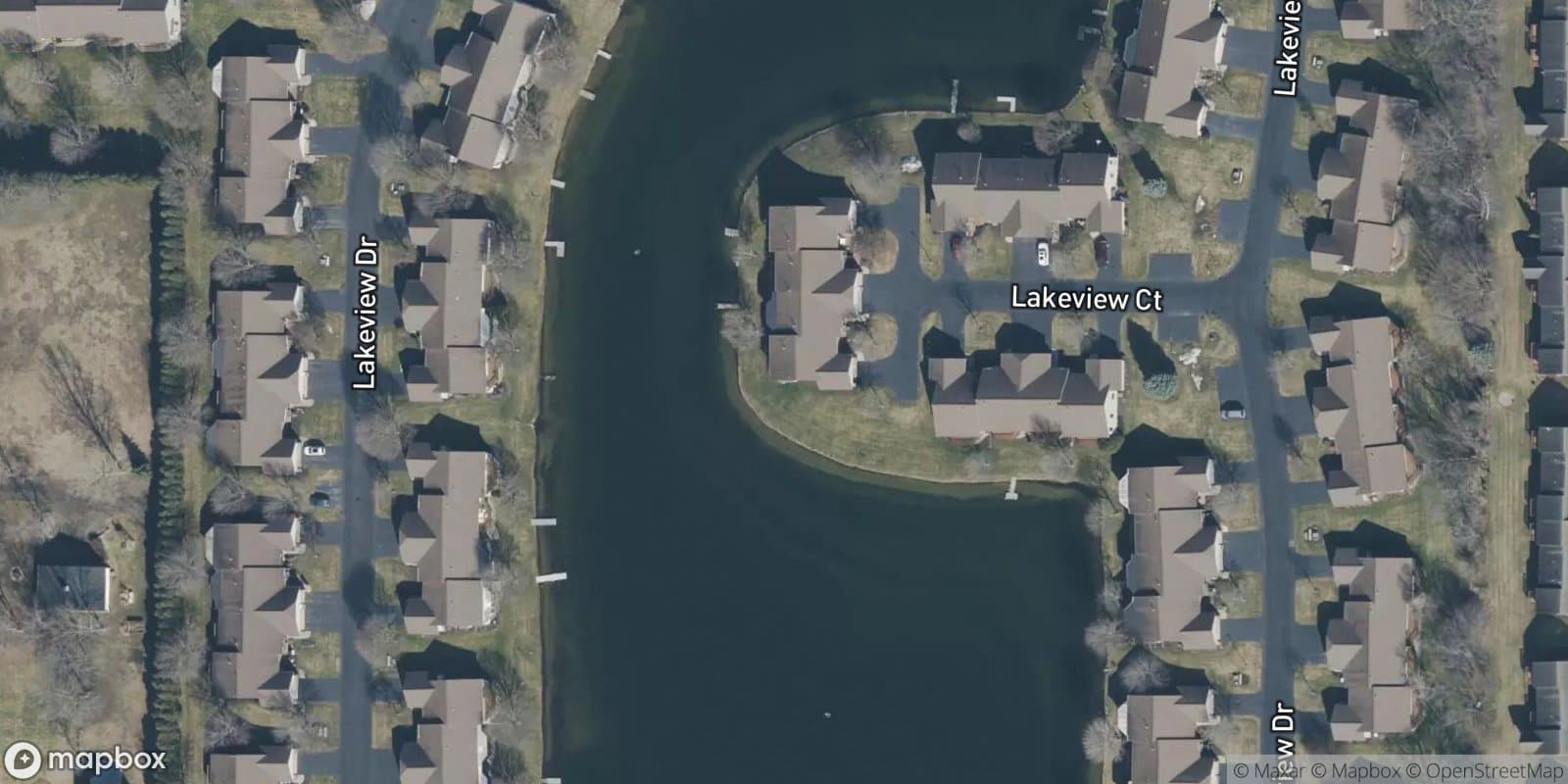 Maple Lake Village — satellite view