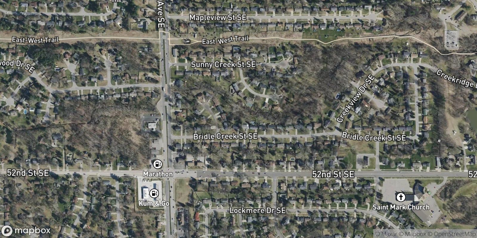 Sandy Creek Plat — satellite view