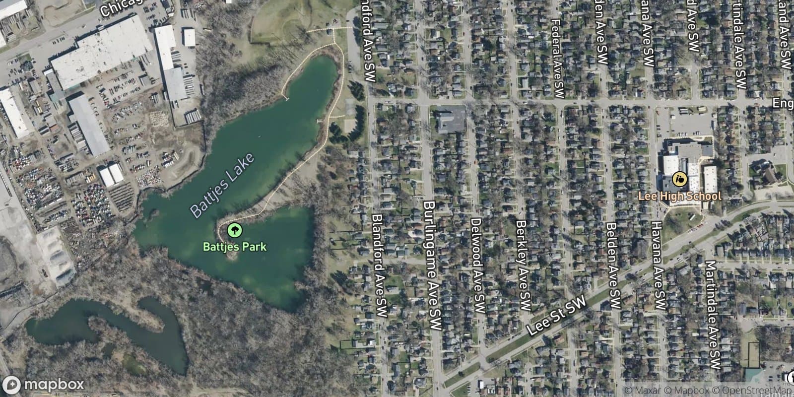 Closterhouse & Wilson'S First Add. To Burlingame — satellite view