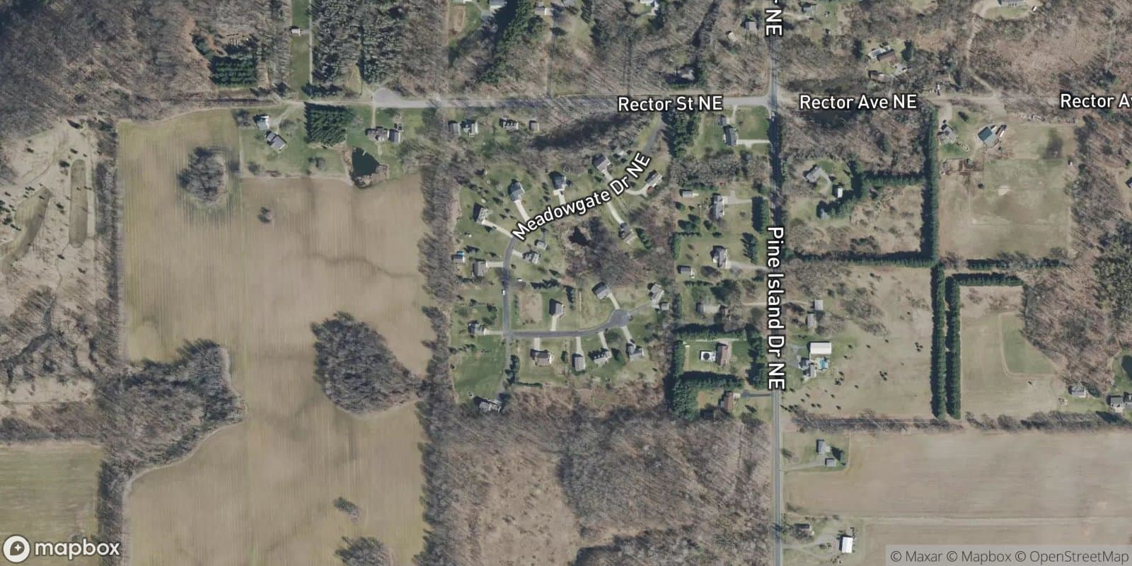 Meadow Gate Estates — satellite view