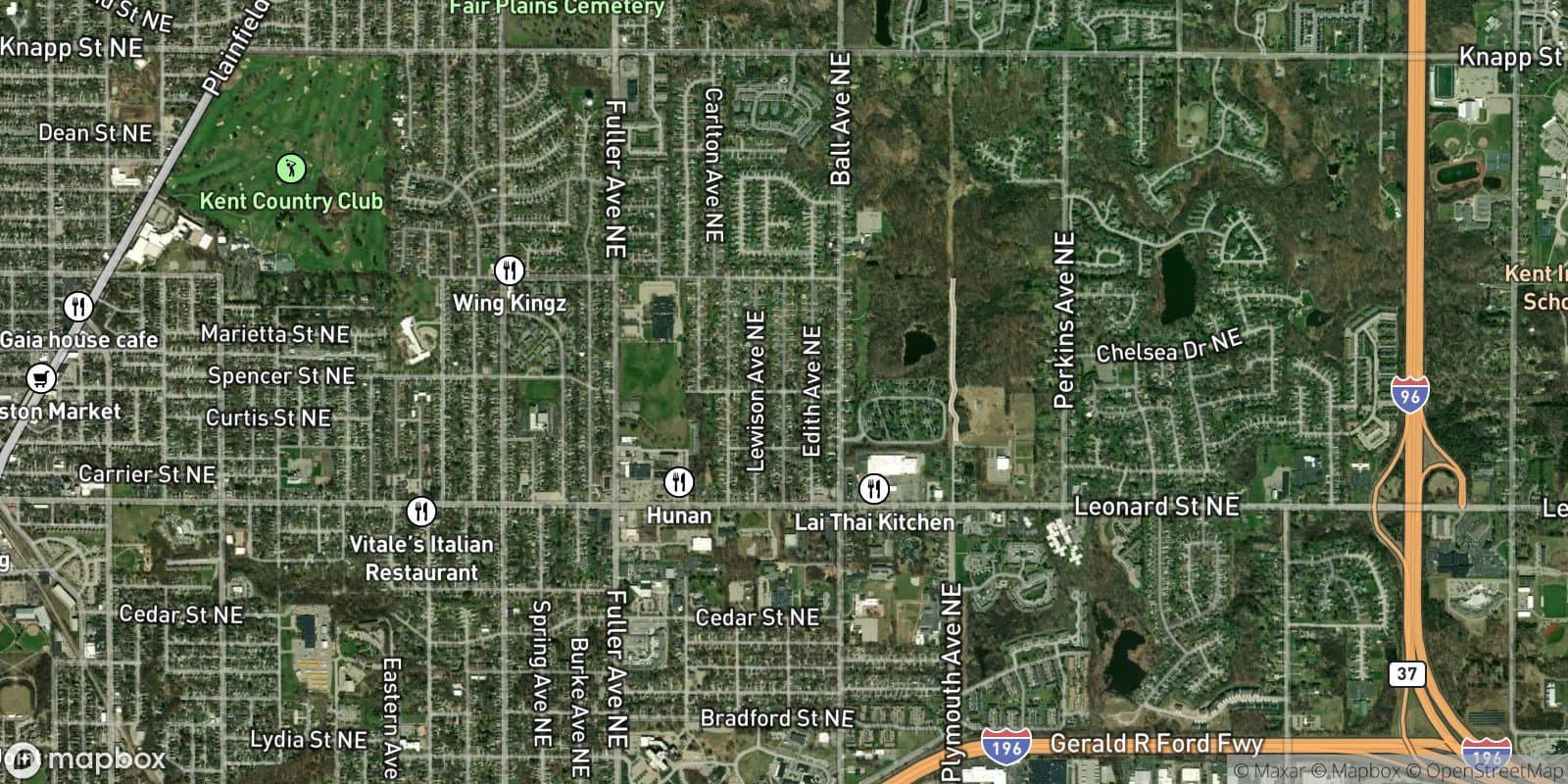 Lane & Walsh'S East Leonard Heights Sub — satellite view