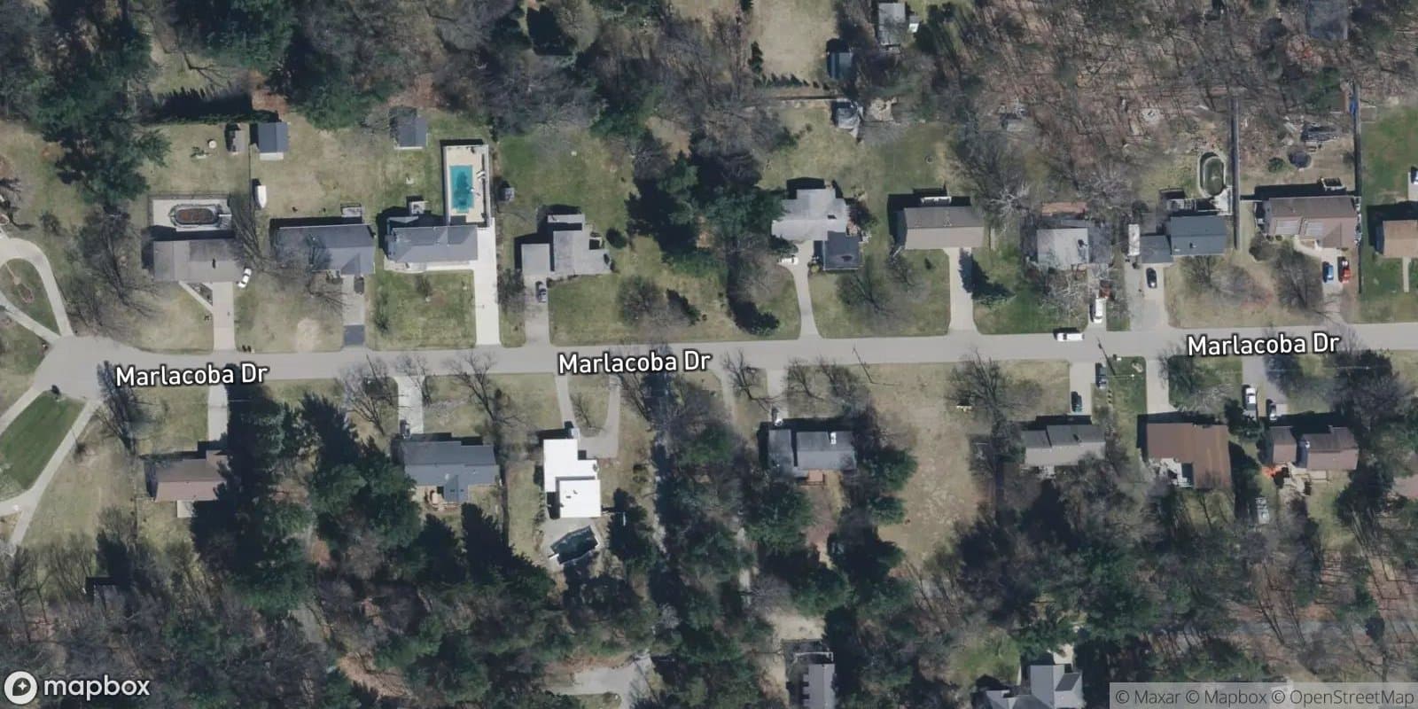 Marlacoba Terrace — satellite view