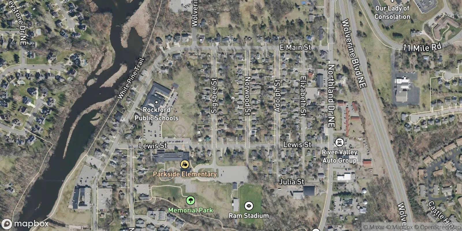 Watkins Add. — satellite view