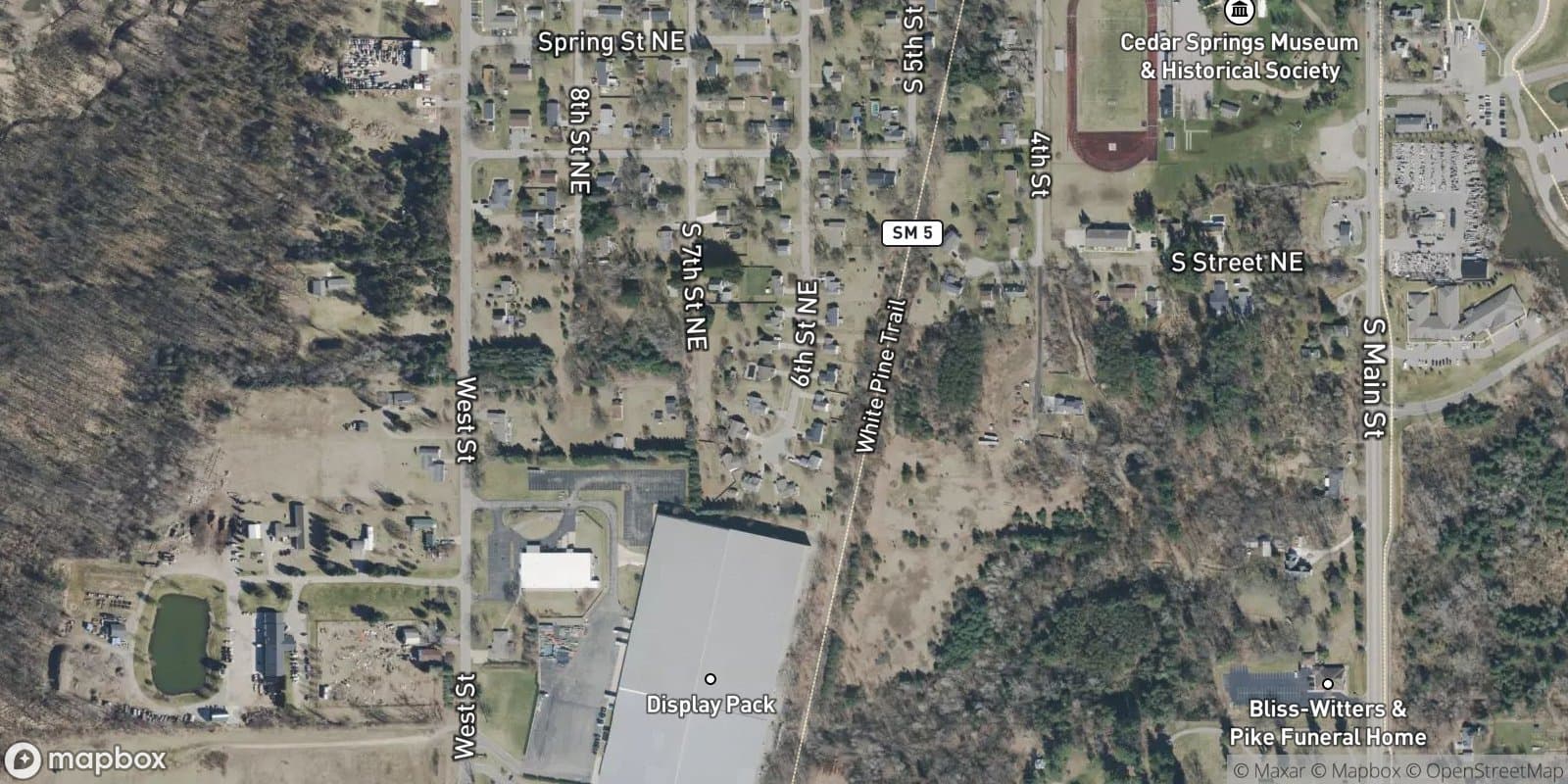 Cedar Creek Meadows — satellite view