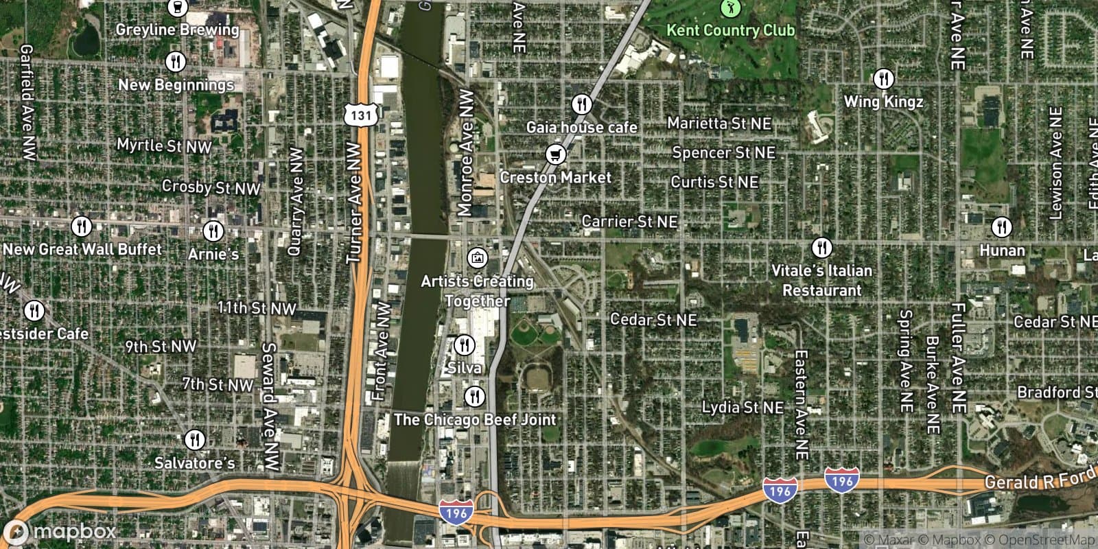 Tanner Taylors Add — satellite view