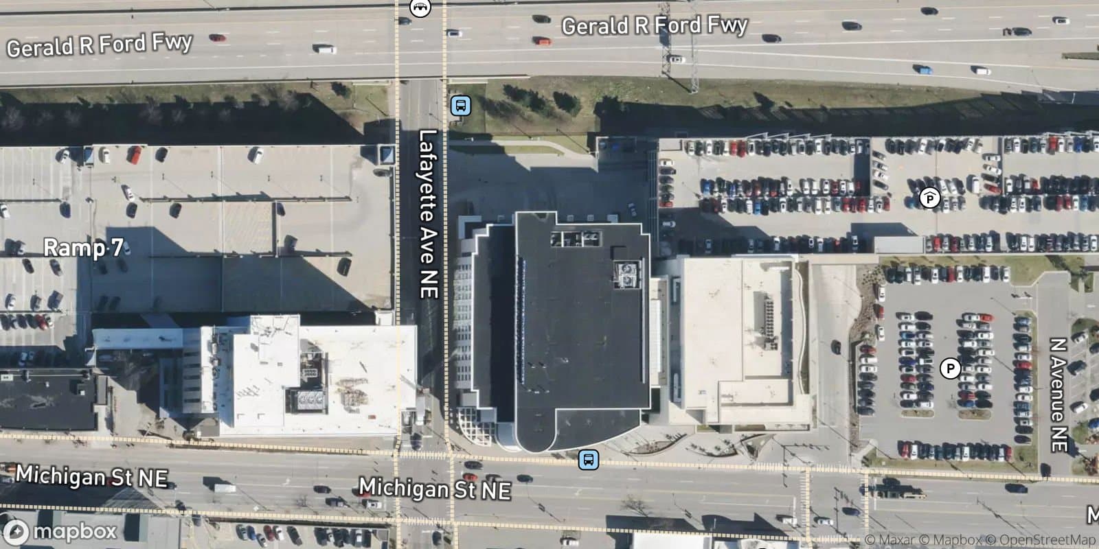 Coit and Co'S Addition To City of Grand Rapids, Amended Plat of Lots 9 Though 16 Inclusive and Adjacent Vacated Alley, Lots 18 Through 21 Inclusive and Adjacent Vacated Alley, Block 2 — satellite view