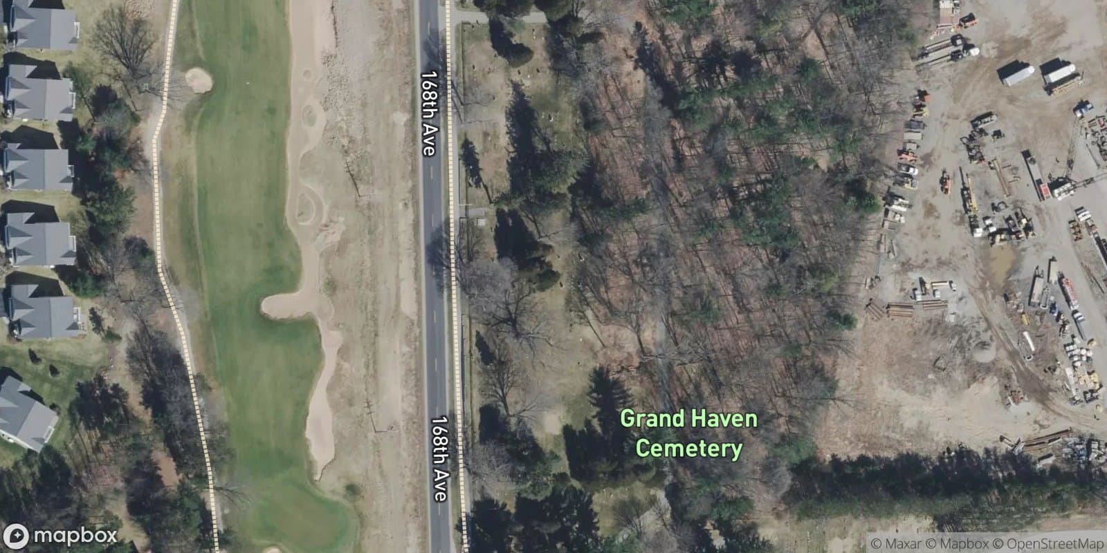 Grand Haven Township Cemetery — satellite view