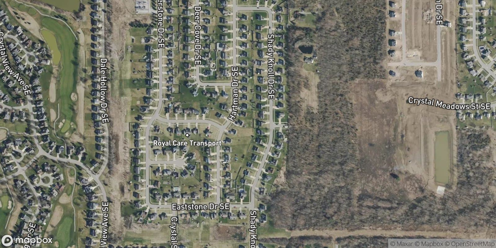 Hartman Estates — satellite view