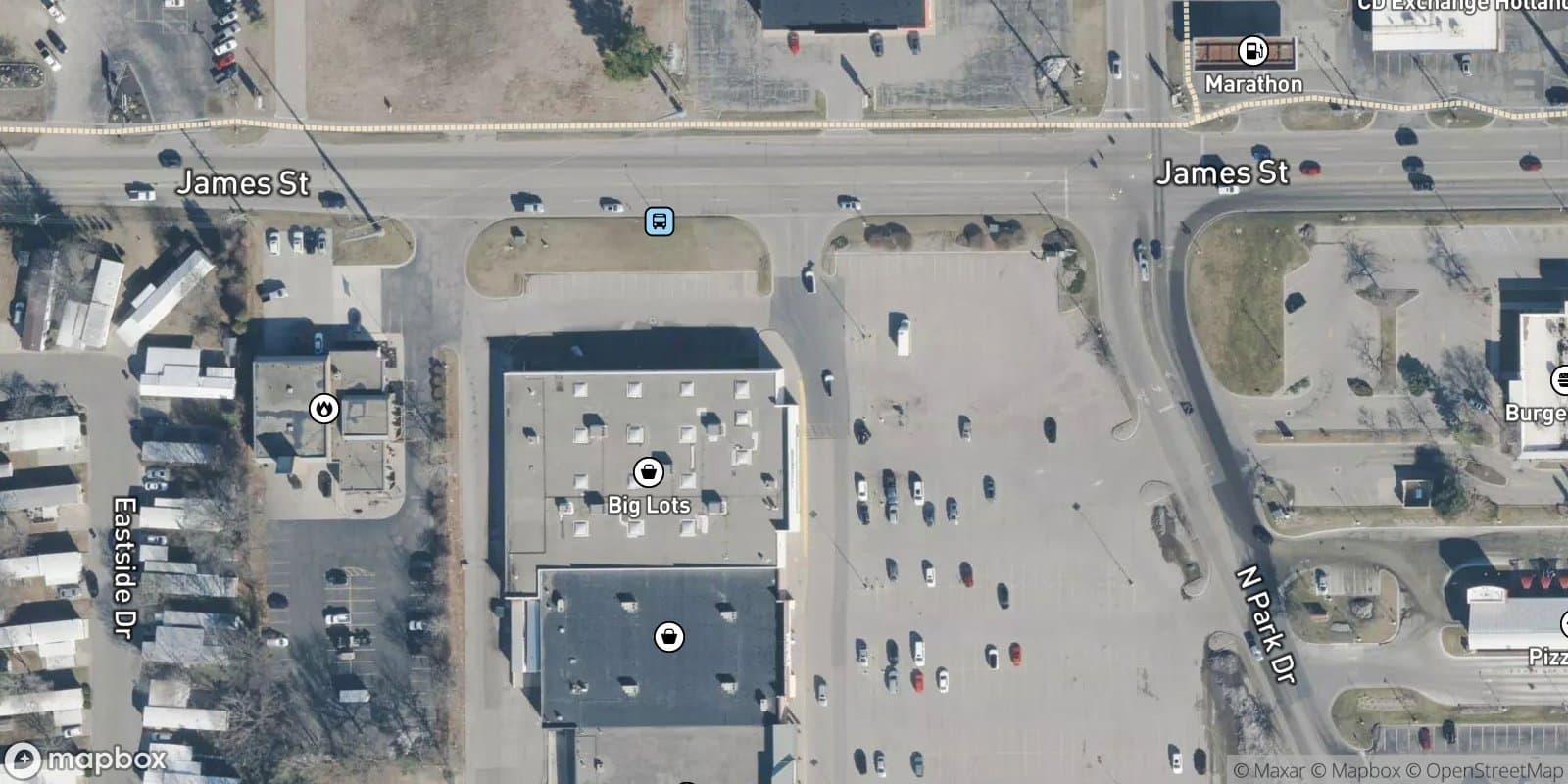 North Park Plaza — satellite view