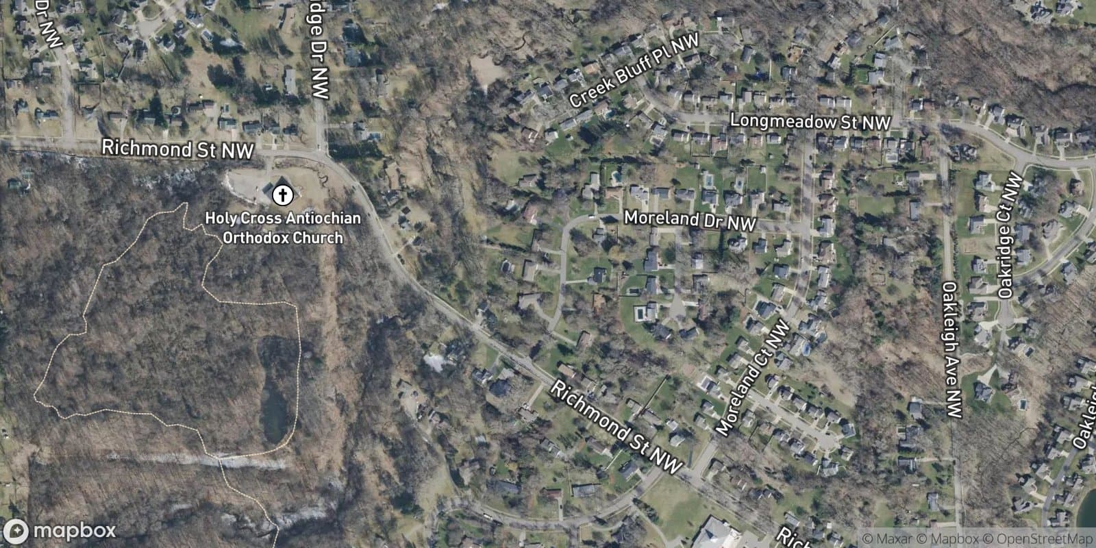 West Moorland Plat — satellite view