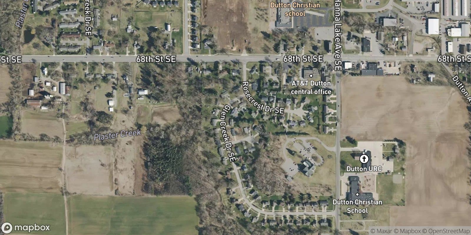 Dutton Dales — satellite view