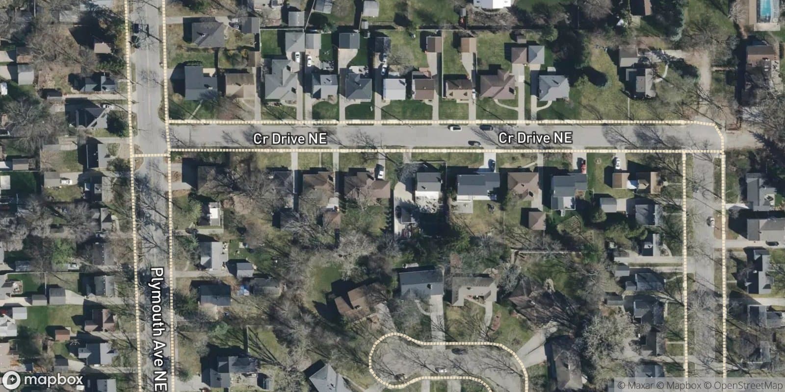 Harold A. Rozema Plat — satellite view