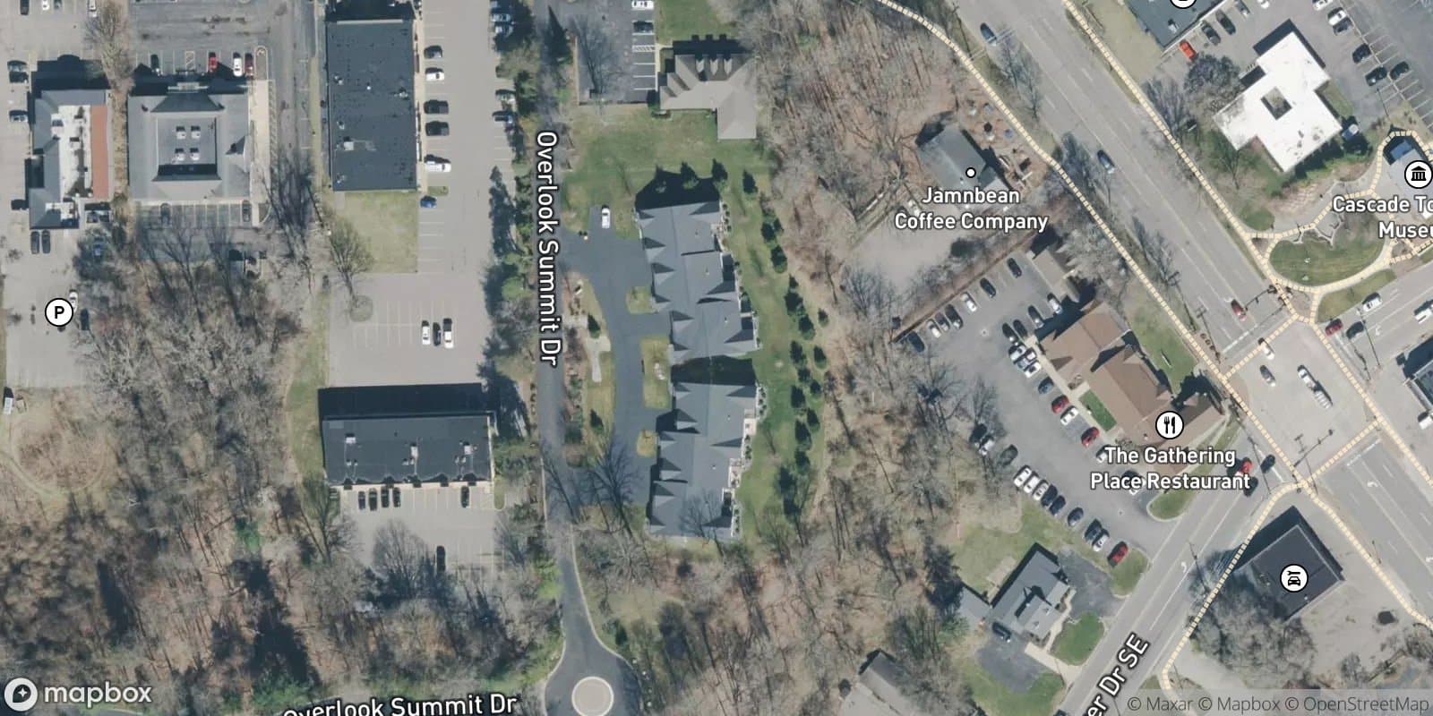The Bluffs of Cascade Condominiums — satellite view