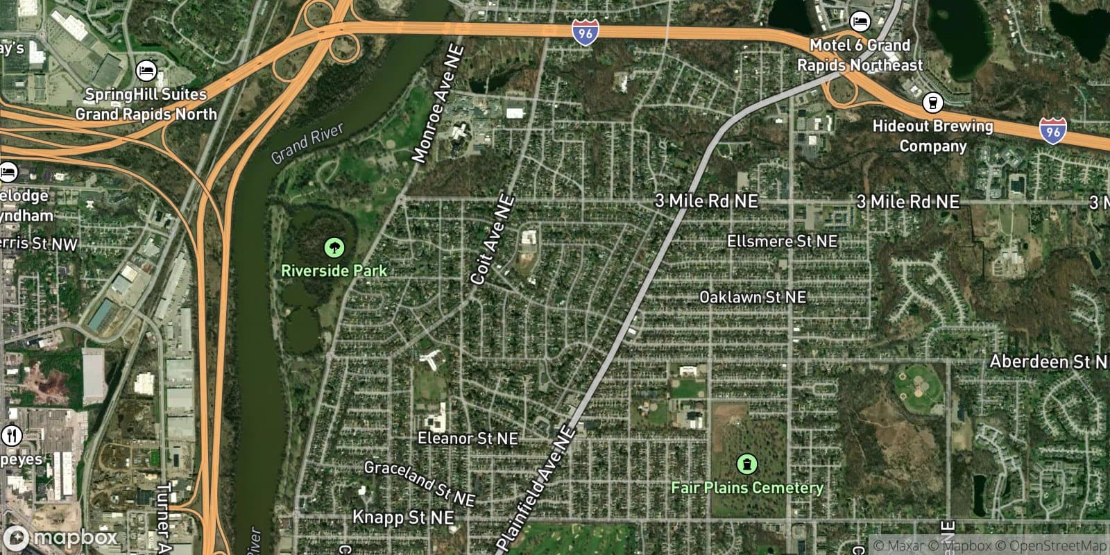 Riverside Gardens Add. No.1 — satellite view