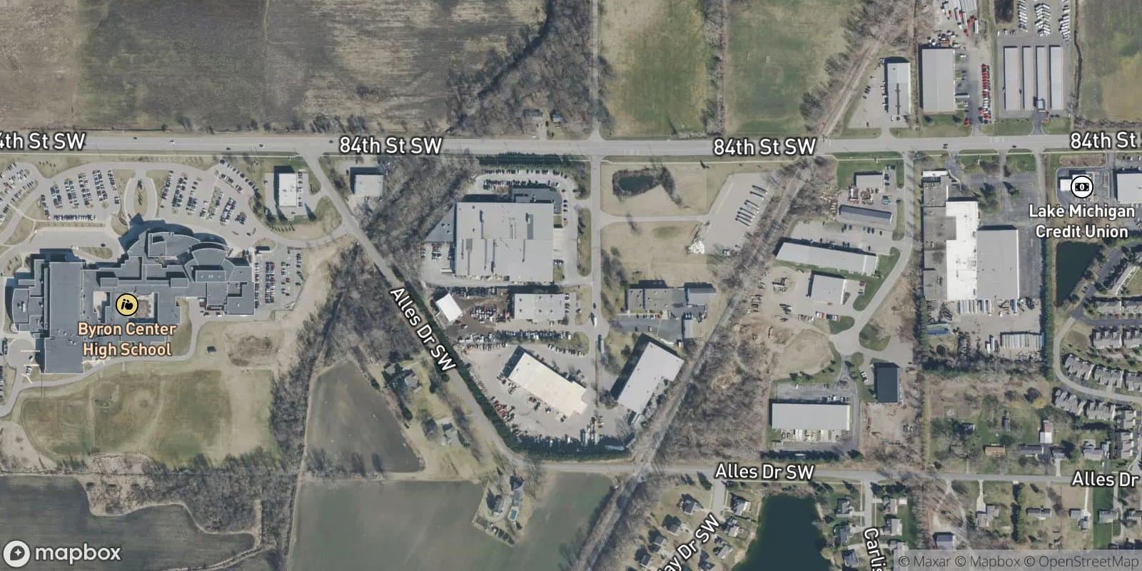 Piedmont Industrial Park — satellite view