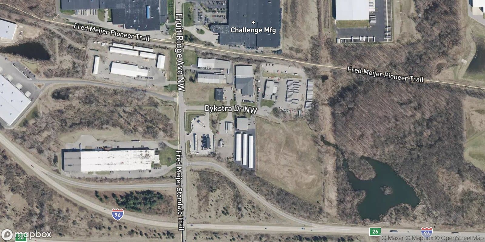 Northridge Industrial Park — satellite view