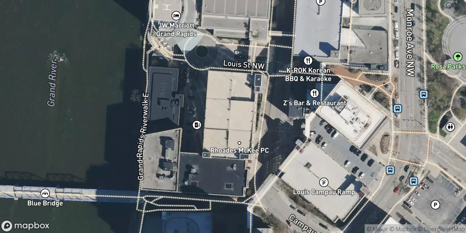 Jw Marriott Parking Condominium — satellite view