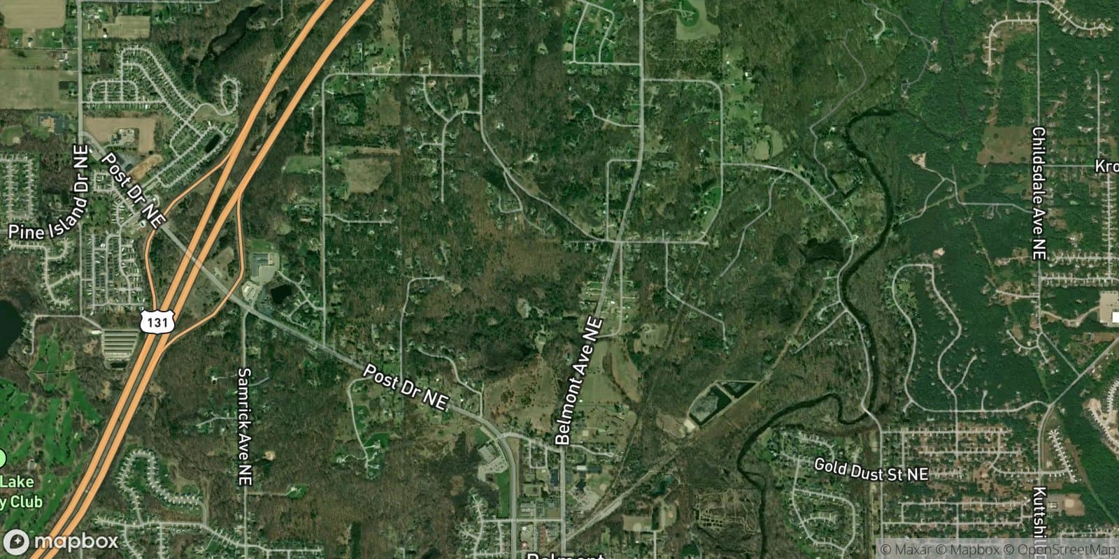 Whitney Creek Park — satellite view