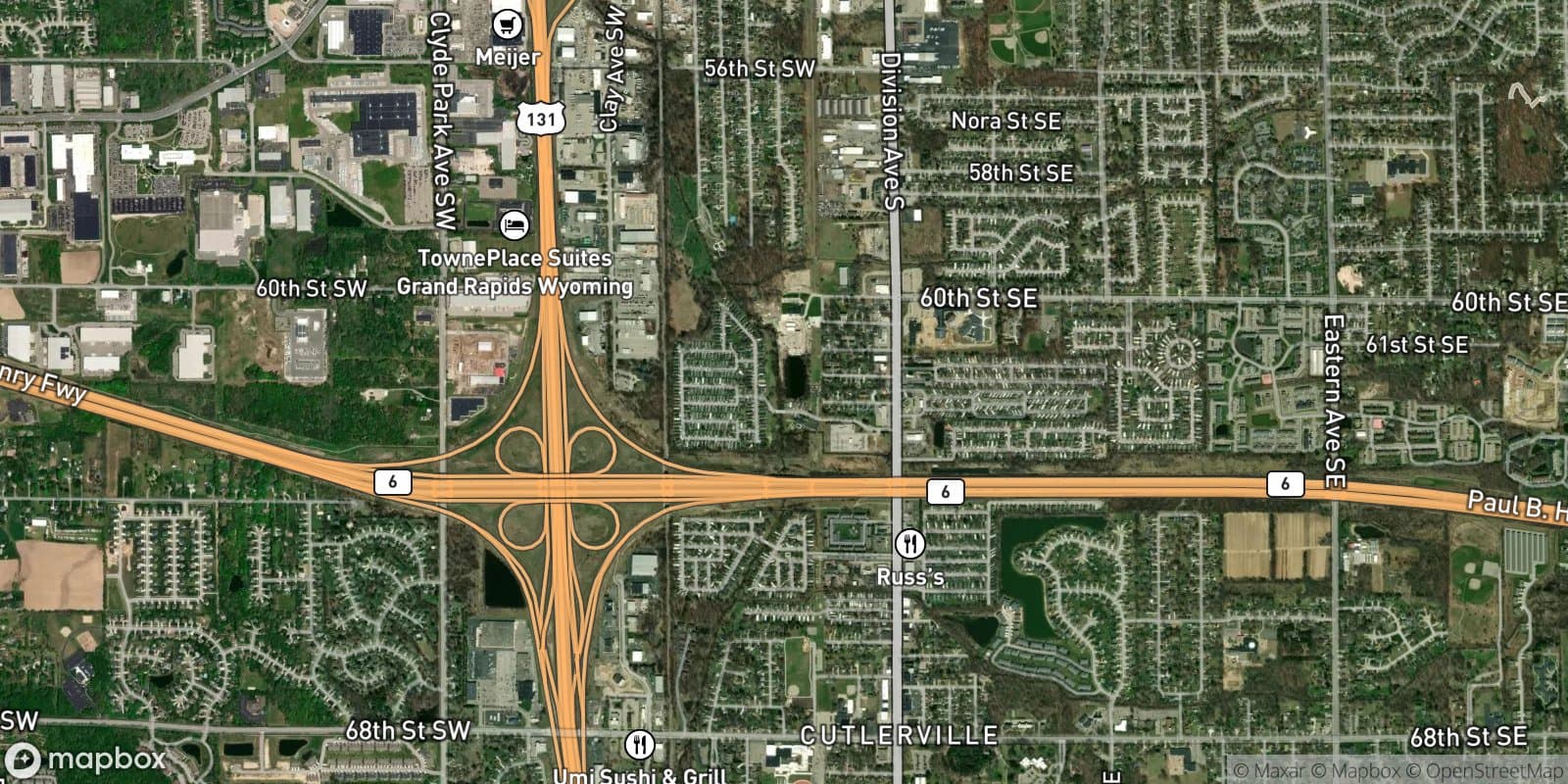 Cutler Gardens Area — satellite view