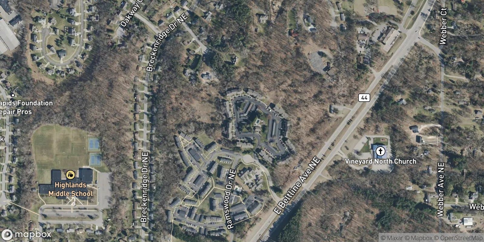 Northwood Hills Condominium — satellite view