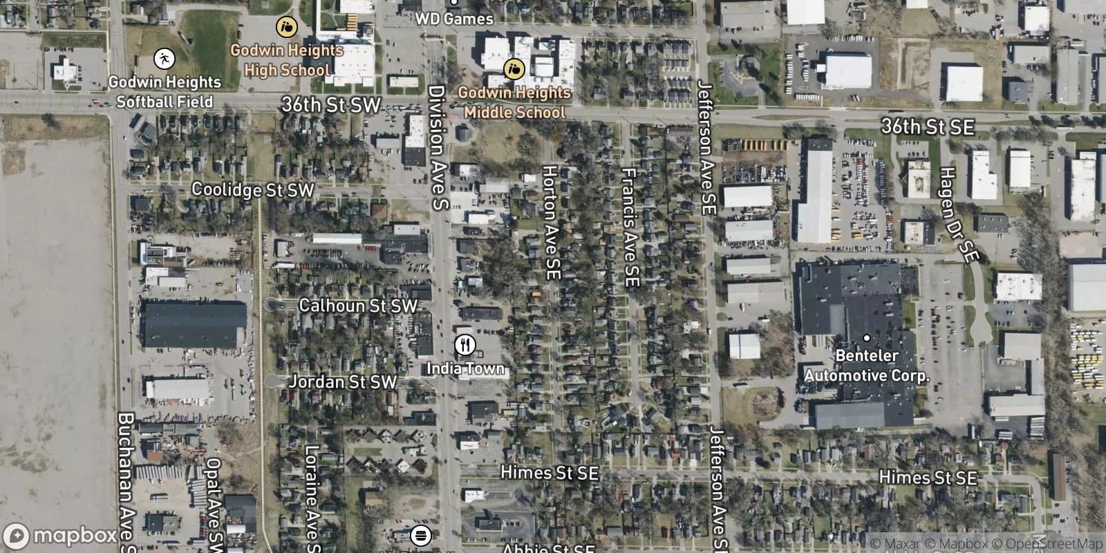 Keyes- Buck Plat — satellite view