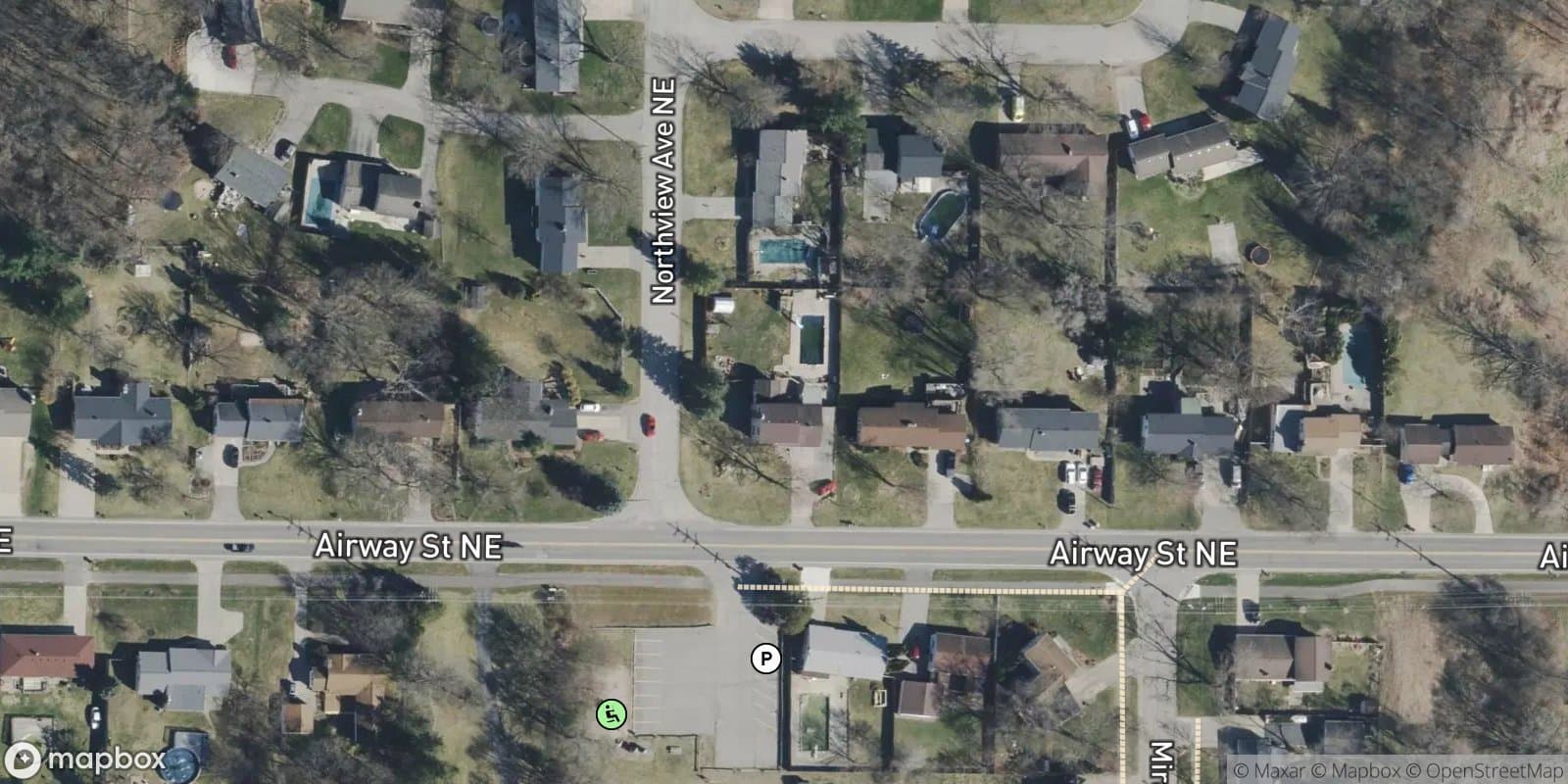 Walker Woods — satellite view