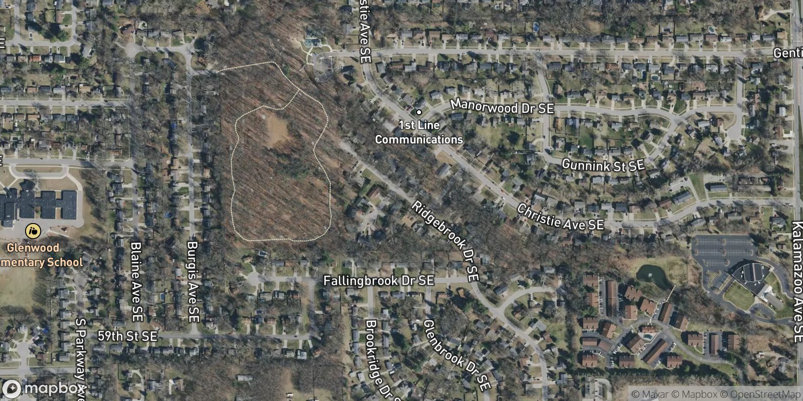Ridgebrook Estates — satellite view