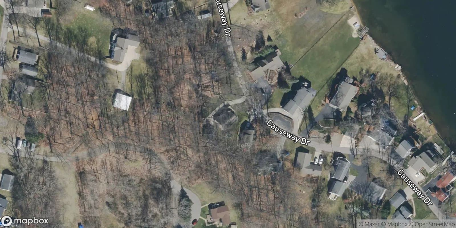 Island Park, Murray Lake, Amended Plat of Lots 101, 102, 103, 185 & 186 — satellite view