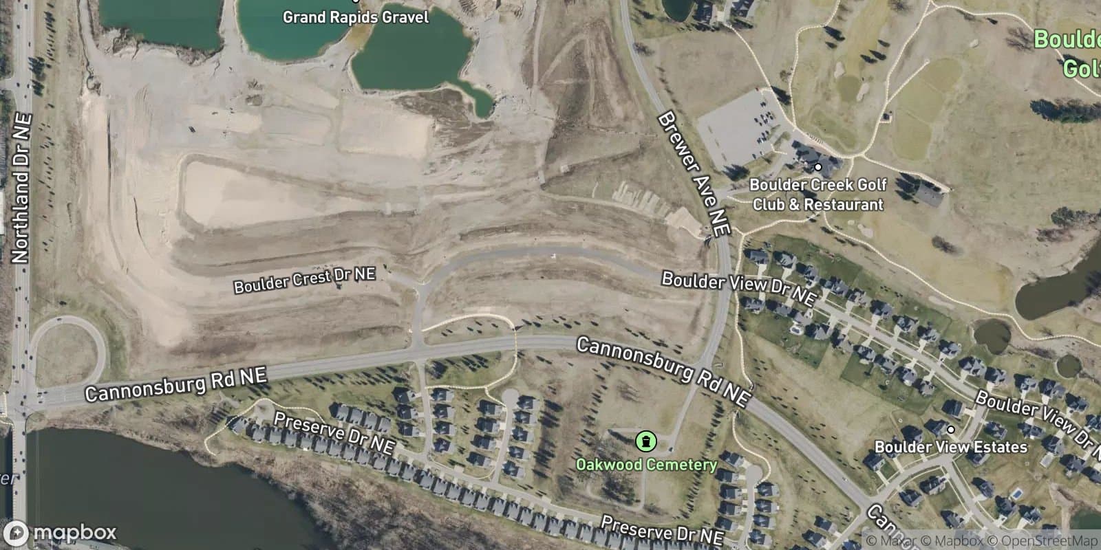 Boulder View West No.1 — satellite view