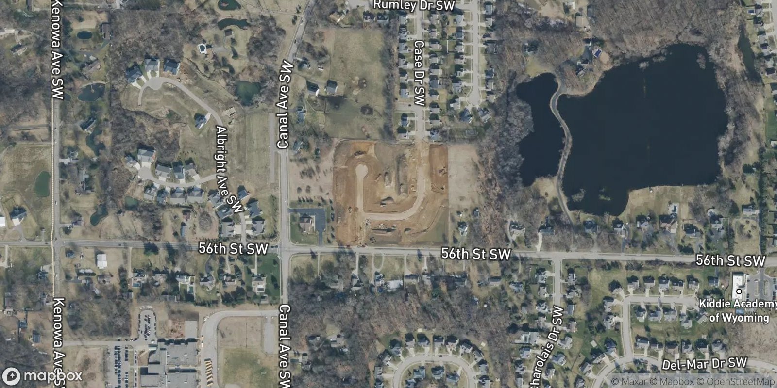 Kingsfield Estates — satellite view