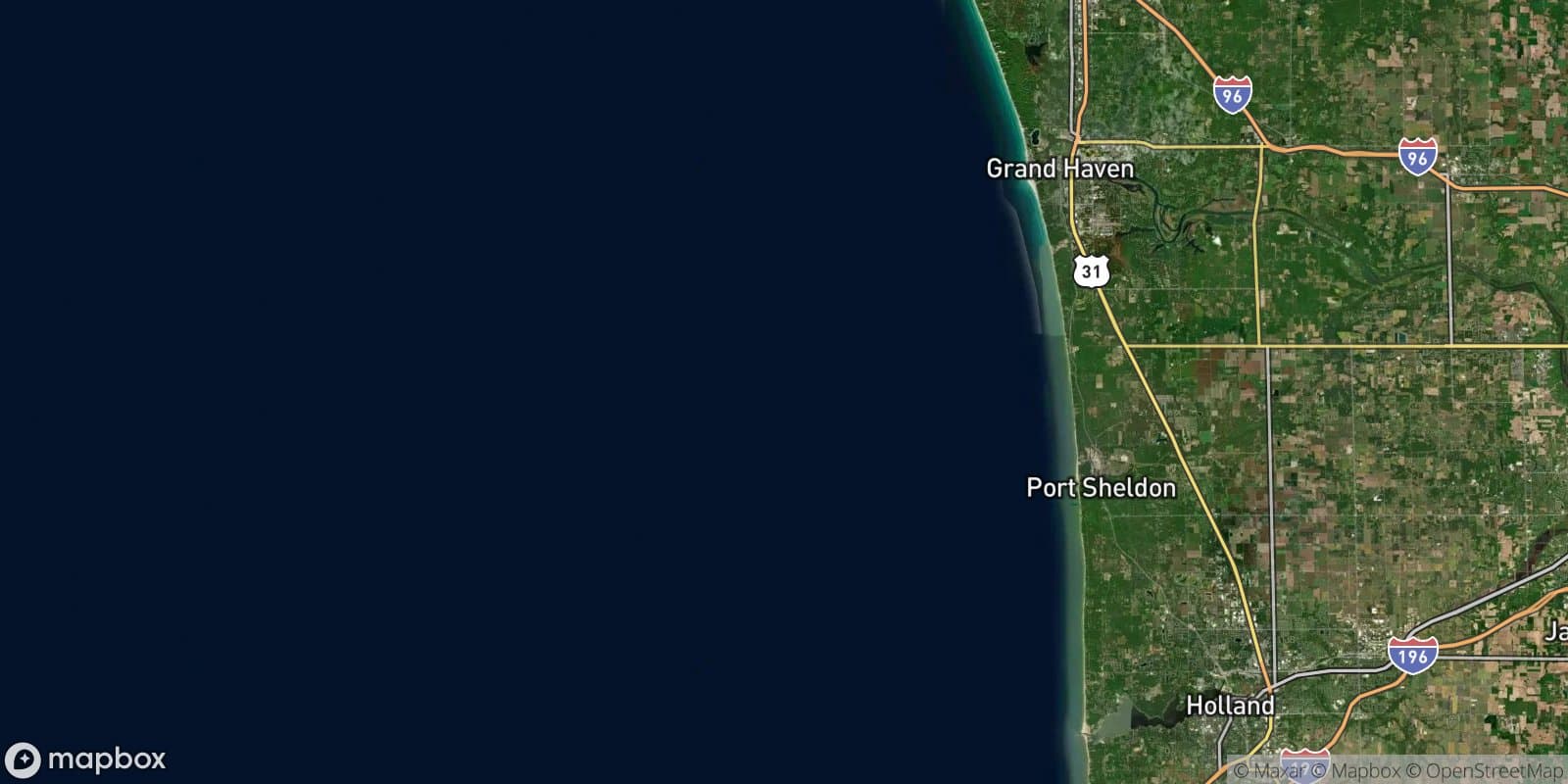 Ottawa County — satellite view
