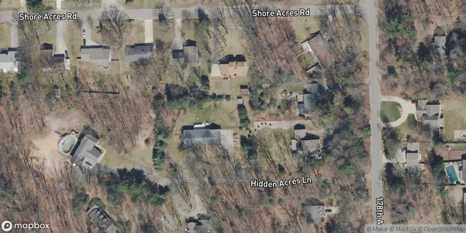 Shore Acres Woods Sub — satellite view