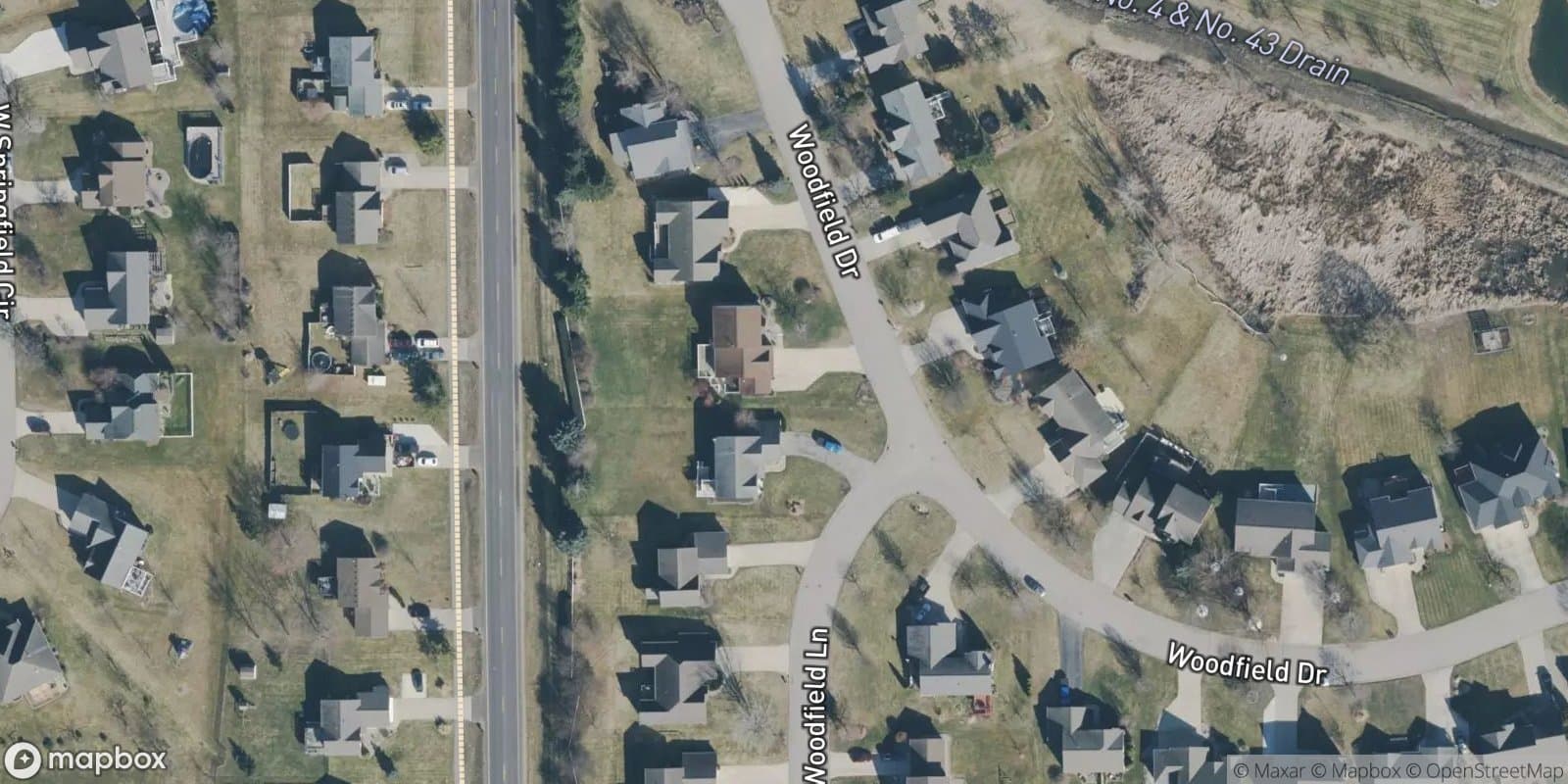 Deerfield Village — satellite view
