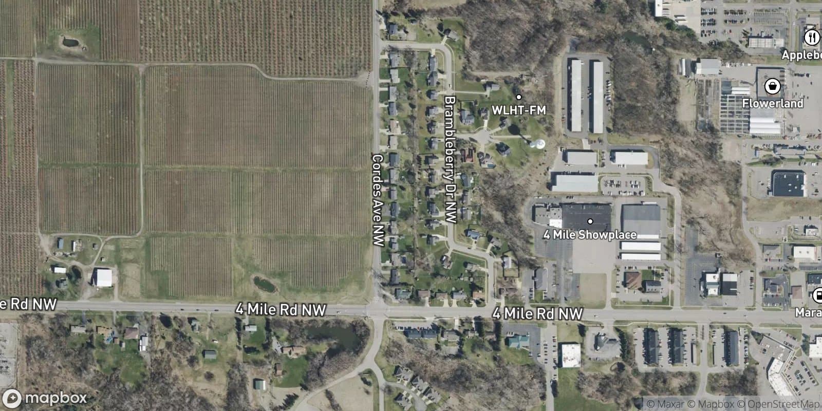 Heatherwood Hills — satellite view