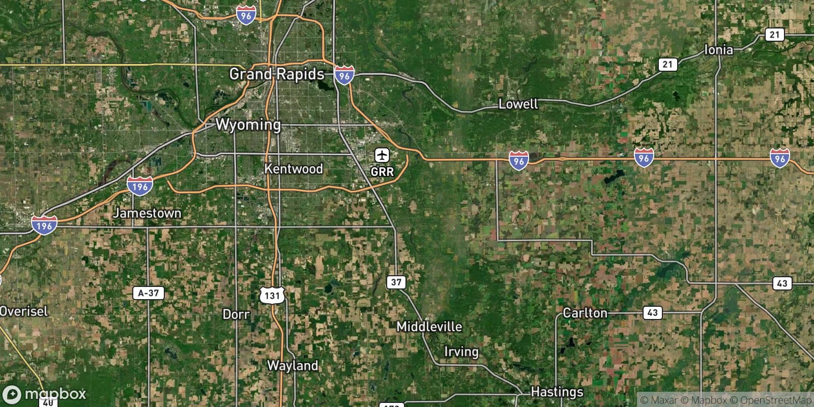 68th St & Egan Ave Area — satellite view