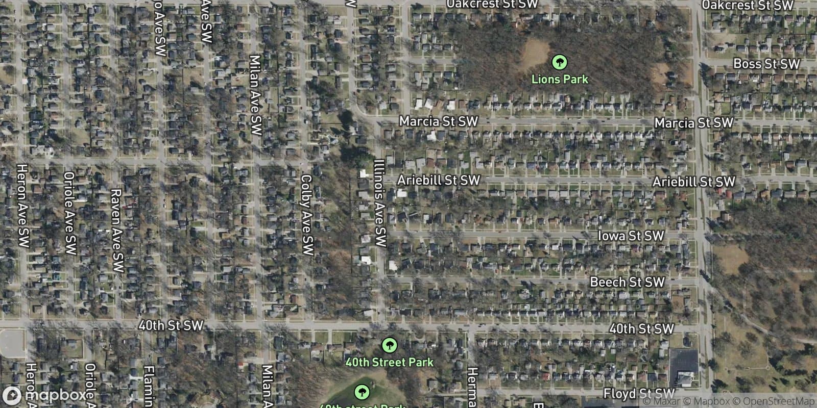 Eberhard Oakair Plat — satellite view